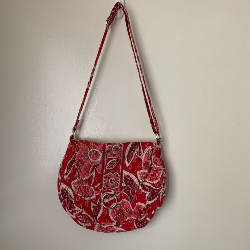 Vera Bradley Pink Paisley Shoulder Bag